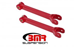 Chevrolet Camaro Control Arms - Upper - BMR Suspension - Non-Adjustable, Polyurethane Bushings - Red - 2016