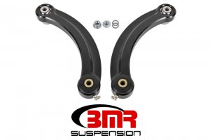 Ford Mustang Camber Links - BMR Suspension - Fixed Billet Aluminum with Delrin/Bearing - Black - 2015