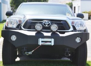 Toyota Tacoma Front Winch Bumper - Body Armor 4x4 - 3/16