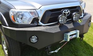 Toyota Tacoma Front Winch Bumper - Body Armor 4x4 - 3/16