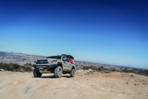 Toyota Tacoma Front Bumper - Body Armor 4x4 - Pro Series Front Winch Bumper - Light Texture Black - `16-`21