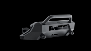 Toyota Tacoma Front Bumper - Body Armor 4x4 - HiLine, Two-Stage Powdercoat Light Texture - Black - `16-`20