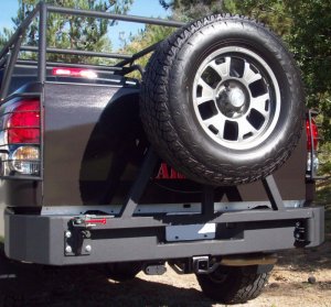 Toyota Tacoma Rear Bumper - Body Armor 4x4 - Pro Series - Heavy Texture Black - `05-`15