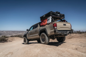 Toyota Tacoma Rear Bumper - Body Armor 4x4 - Pro Series, Two-Stage Powder Coat Light Texture Finish - Black - 2016