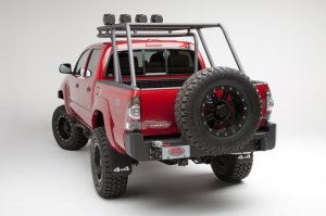 Toyota Tacoma Spare Tire Carrier - Body Armor 4x4 - Pro Series - Black - `05-`15