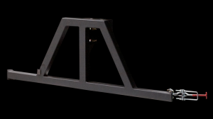 Toyota Tacoma Spare Tire Carrier - Body Armor 4x4 - Pro Series - Black - `05-`15