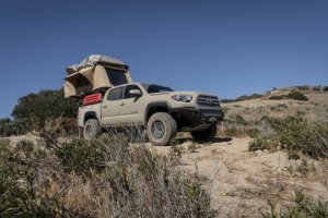Toyota Tacoma Overland Rack - Body Armor 4x4 - Truck Bed Rack - Black - 2016