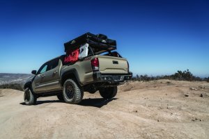 Toyota Tacoma Overland Rack - Body Armor 4x4 - Truck Bed Rack - Black - 2016