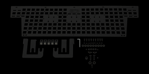 Toyota Tacoma Bed Side Molle System - Driver or Passenger Side - Body Armor 4x4 - 3mm Formed Steel, 2 Pc Design, Light Texture Powder Coat Finish - Black - `05-`21