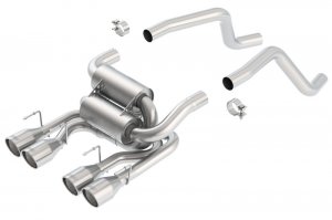 Chevrolet Corvette Performance Exhaust - Rear - Borla - S-Type Axle Back - Polished - `05-`08