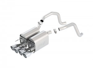 Chevrolet Corvette Performance Exhaust - Rear - Borla - S-Type II Axle-Back - Polished - `05-`08