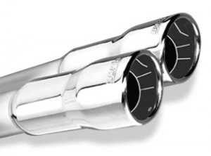 Chevrolet Corvette Z06 Performance Exhaust - Rear - Borla - Cat Back ATAK - Polished - `06-`13