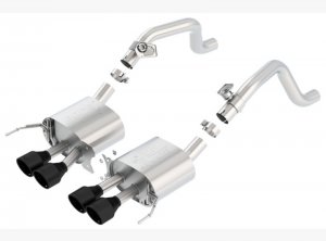Chevrolet Corvette (C7) Performance Exhaust - Borla - ATAK Axle-Back - Ceramic Black - `14-`19