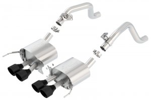Chevrolet Corvette (C7) Performance Exhaust - Borla - ATAK Axle-Back - Ceramic Black - `14-`19