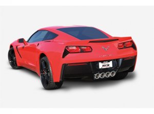 Chevrolet Corvette C7 Performance Exhaust - Rear - Borla - Cat Back ATAK - Polished - `14-`19