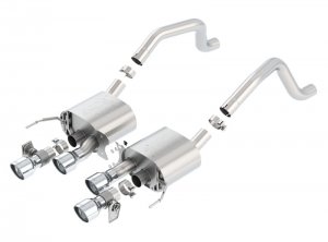 Chevrolet Corvette Z06 Performance Exhaust - Rear - Borla - Cat Back, ATAK - `15-`19