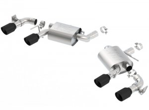 Chevrolet Camaro SS Performance Exhaust - Rear - Borla - Axle Back ATAK - Ceramic Black - `16-`24