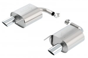 Ford Mustang Performance Exhaust - Rear - Borla - ATAK Axle-Back - Bright Chrome - `15-`23