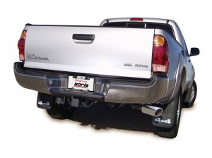Toyota Tacoma Performance Exhaust - Side Exit - Borla - Cat Back S-Type - Bright Chrome - `05-`12