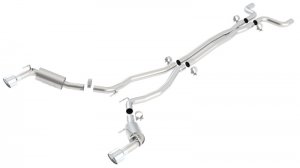 Chevrolet Camaro SS Performance Exhaust - Rear - Borla - Cat Back ATAK - `10-`13