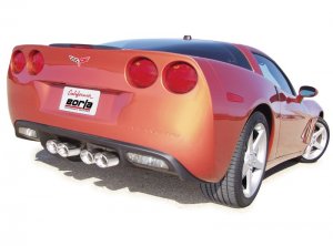 Chevrolet Corvette Performance Exhaust - Borla - Cat Back S-Type - `05-`08