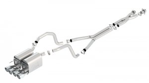 Chevrolet Corvette Performance Exhaust - Borla - Cat Back ATAK - `05-`08
