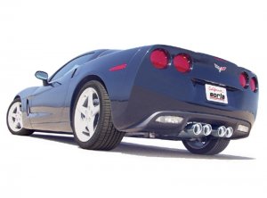 Chevrolet Corvette Performance Exhaust - Borla - Cat Back ATAK - `05-`08