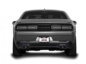 Dodge Challenger R/T Performance Exhaust - Rear - Borla - Cat Back ATAK Dual Rectangle Angle Cut Dual Split Rear Exit - Mirror Polished - `15-`23