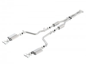 Dodge Challenger R/T Performance Exhaust - Dual Split Rear Exit - Borla - Cat Back ATAK - `09-`14