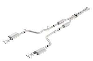 Dodge Challenger R/T Performance Exhaust - Dual Split Rear Exit - Borla - Cat Back ATAK - `09-`14