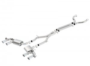 Chevrolet Camaro ZL1 Performance Exhaust - Dual Split Rear Exit - Borla - Cat Back S-Type - `17-`23