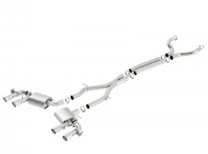 Chevrolet Camaro ZL1 Performance Exhaust - Rear - Borla - Cat Back ATAK Dual Split Rear Exit - Polished - `17-`23