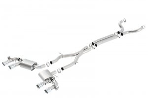 Chevrolet Camaro ZL1 Performance Exhaust - Rear - Borla - Cat Back ATAK Dual Split Rear Exit - Polished - `17-`23