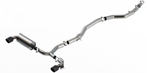 Toyota GR Supra Performance Exhaust - Borla - ATAK Cat Back with Carbon Fiber Tips - Carbon Fiber - `20-`25