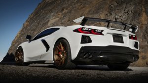 Chevrolet Corvette C8 Performance Exhaust - Borla - Cat Back ATAK - Black Chrome - `20-`25