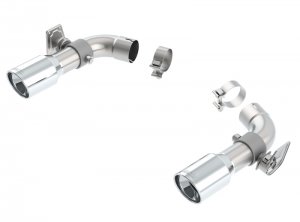 Chevrolet Camaro SS Performance Exhaust - Rear - Borla - Dual NPP Tip Adapters - Polished - `16-`24