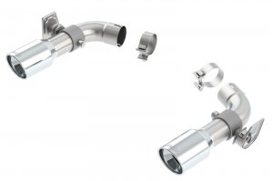 Chevrolet Camaro SS Performance Exhaust - Rear - Borla - Dual NPP Tip Adapters - Polished - `16-`24