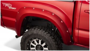 Toyota Tacoma Fender Flares - Rear - Bushwacker - Pocket Style - Black - `12-`15