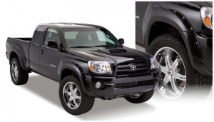 Toyota Tacoma Fender Flares - Bushwacker - Pocket Style - Black - `05-`11