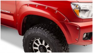 Toyota Tacoma Fender Flares - Bushwacker - Pocket Style - Black - `12-`15