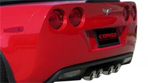 Chevrolet Corvette C6 ZR1 Performance Exhaust - Dual Rear Exit - CORSA Performance - Cat-Back Sport - `12-`13