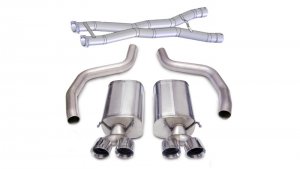 Chevrolet Corvette C6 ZR1 Performance Exhaust - Dual Rear Exit - CORSA Performance - Cat-Back Sport - `12-`13