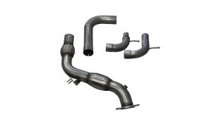 Ford Mustang Performance Exhaust - CORSA Performance - Downpipe 3in with 200 Cell Catalytic Converter - `15-`22