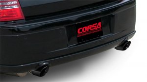 Dodge Charger SRT-8 Performance Exhaust - Rear - CORSA Performance - Cat-Back Dual Rear Exit Xtreme - Black - `05-`10