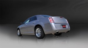 Chrysler 300 R/T Performance Exhaust - Rear - CORSA Performance - Cat Back Sport - Black - `11-`14