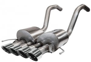 Chevrolet Corvette C7 Z06 Performance Exhaust - Dual Rear Exit - CORSA Performance - Axle-Back Xtreme with Dual NPP - `15-`19