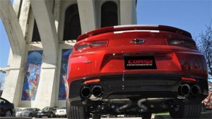 Chevrolet Camaro SS Performance Exhaust - Rear - CORSA Performance - Axle-Back Sport - Black - `17-`24