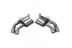 Chevrolet Camaro SS/ZL1 Performance Exhaust - Rear - CORSA Performance - Xtreme Axle-Back with Dual Mode NPP - Polished - `16-`24