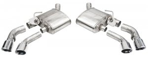 Chevrolet Camaro SS/ZL1 Performance Exhaust - Rear - CORSA Performance - Xtreme Axle-Back with Dual Mode NPP - Polished - `16-`24