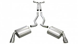 Chevrolet Camaro Convertible SS Performance Exhaust - CORSA Performance - Cat-Back + XO Sport - Black - `11-`15